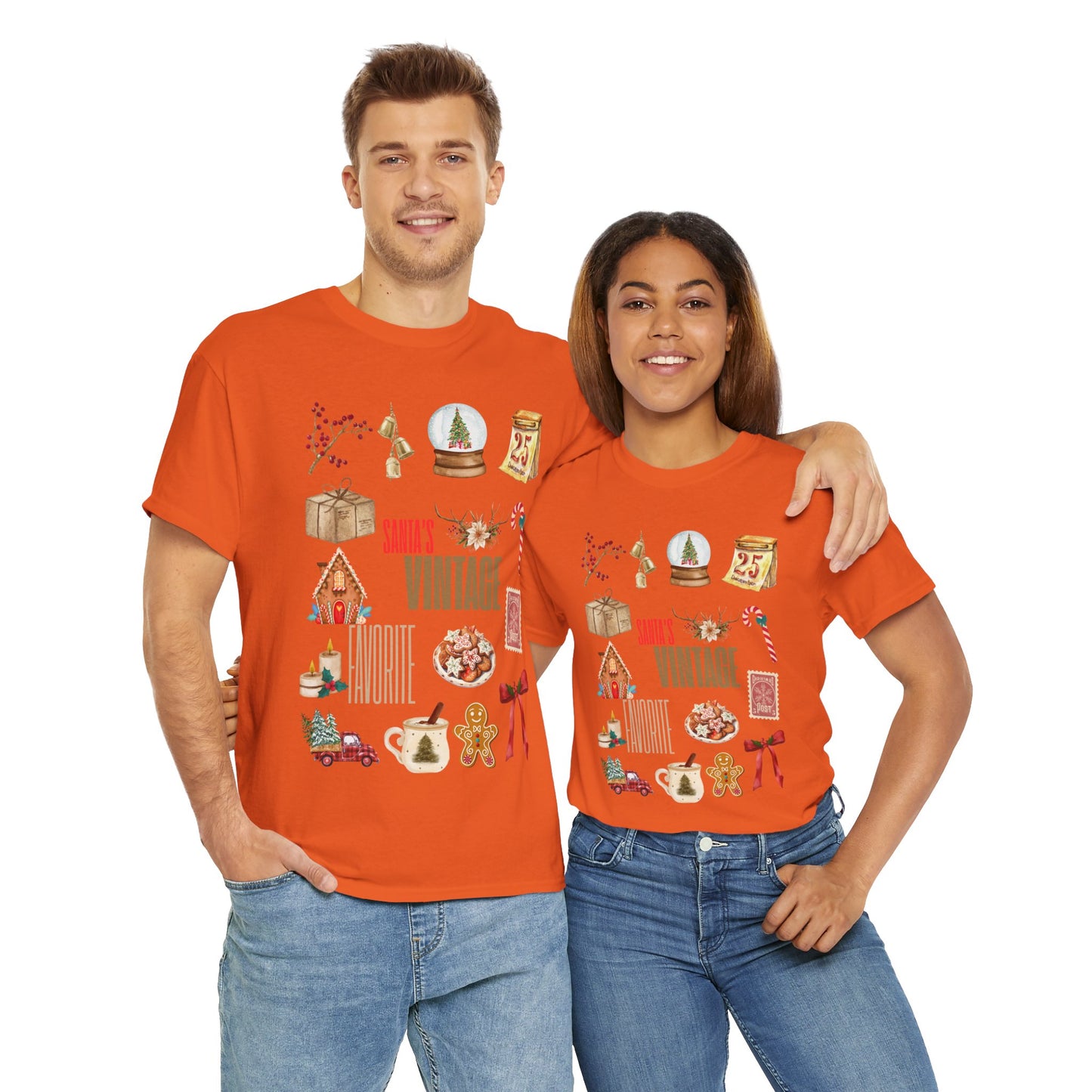 Vintage Christmas Unisex Tee | Festive & Cozy Seasonal