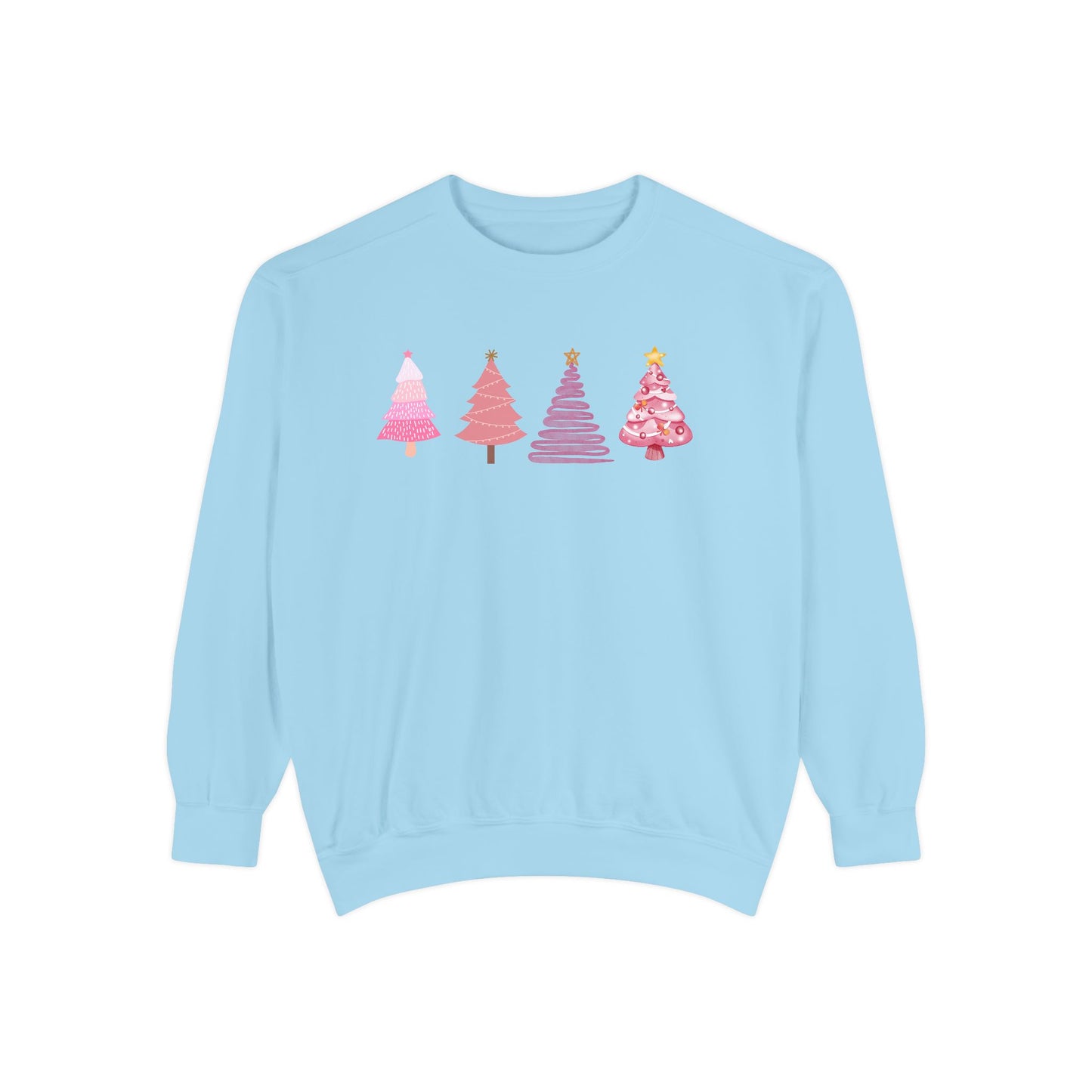 Cozy Holiday Sweatshirt with Festive Trees | Perfect Christmas Gift