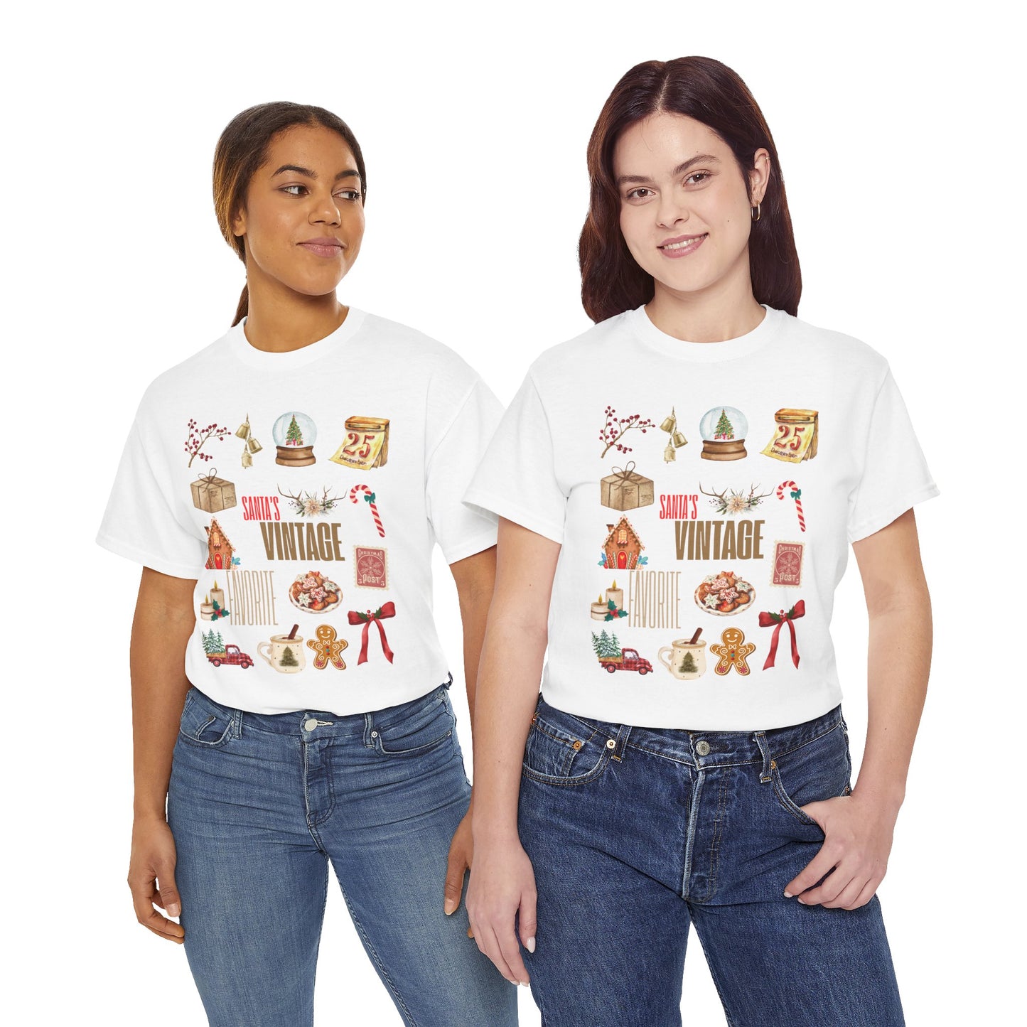 Vintage Christmas Unisex Tee | Festive & Cozy Seasonal