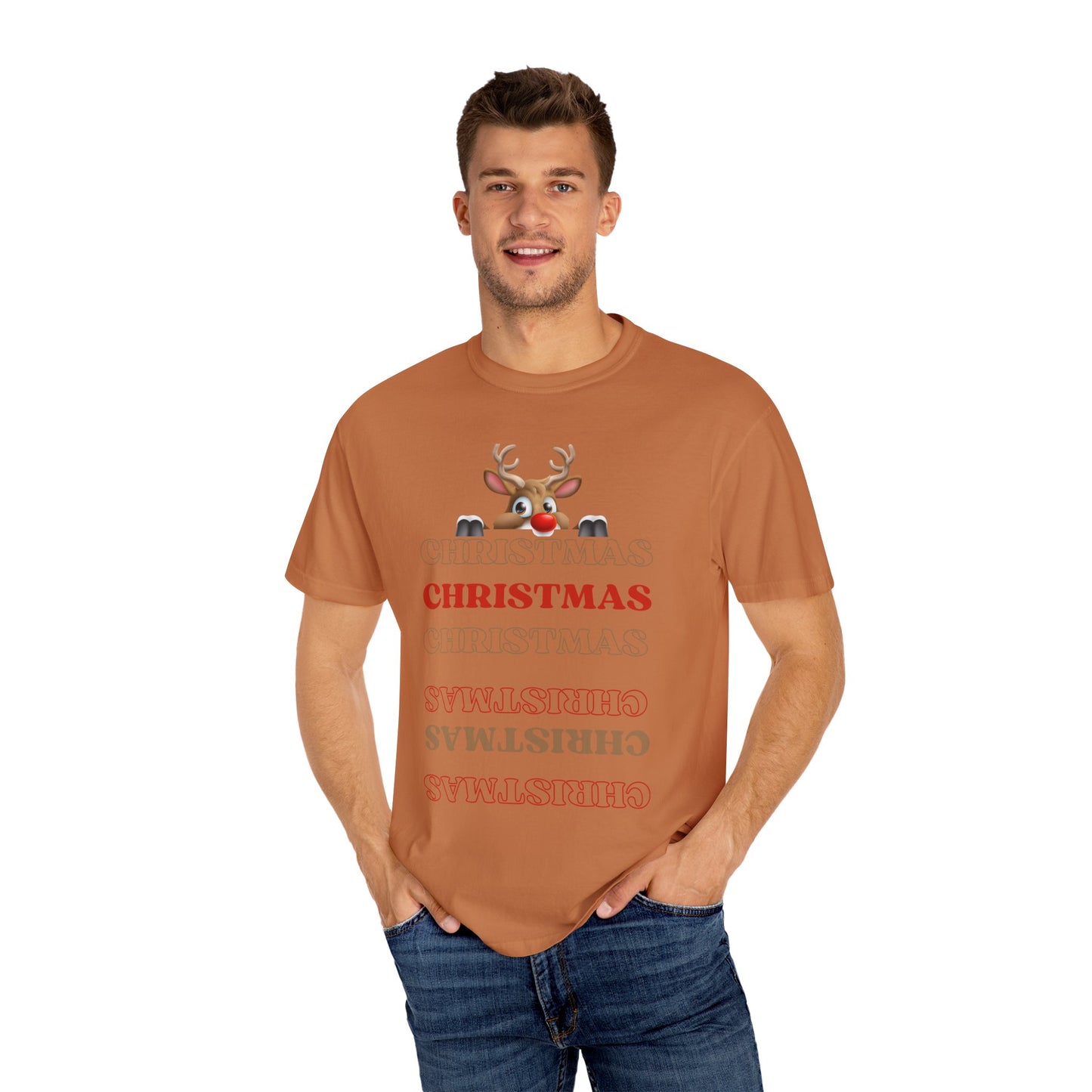 Christmas Reindeer T-shirt - Cozy Him/Her