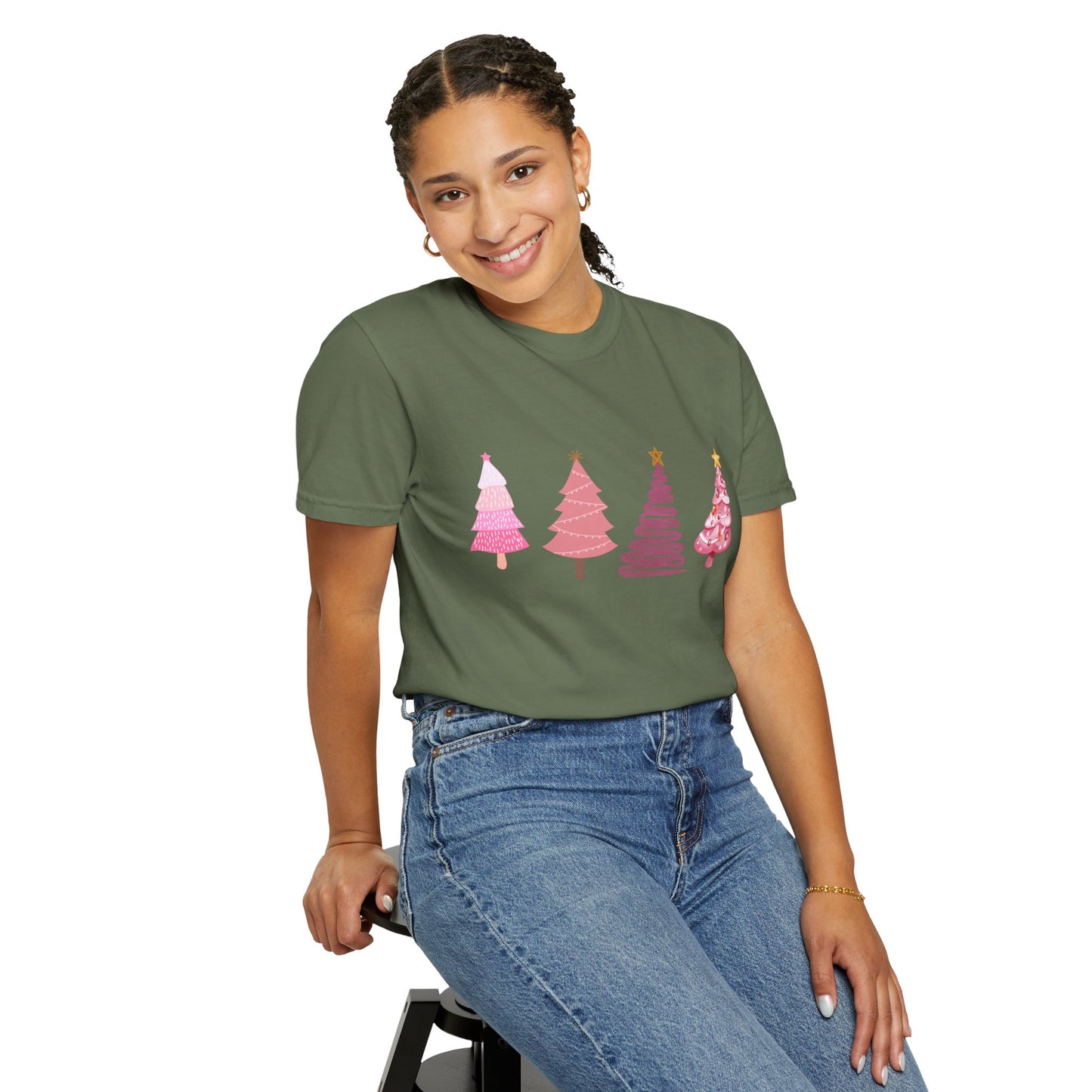 Whimsical Christmas Tree Tee | Cozy Winter Holidays Style for her