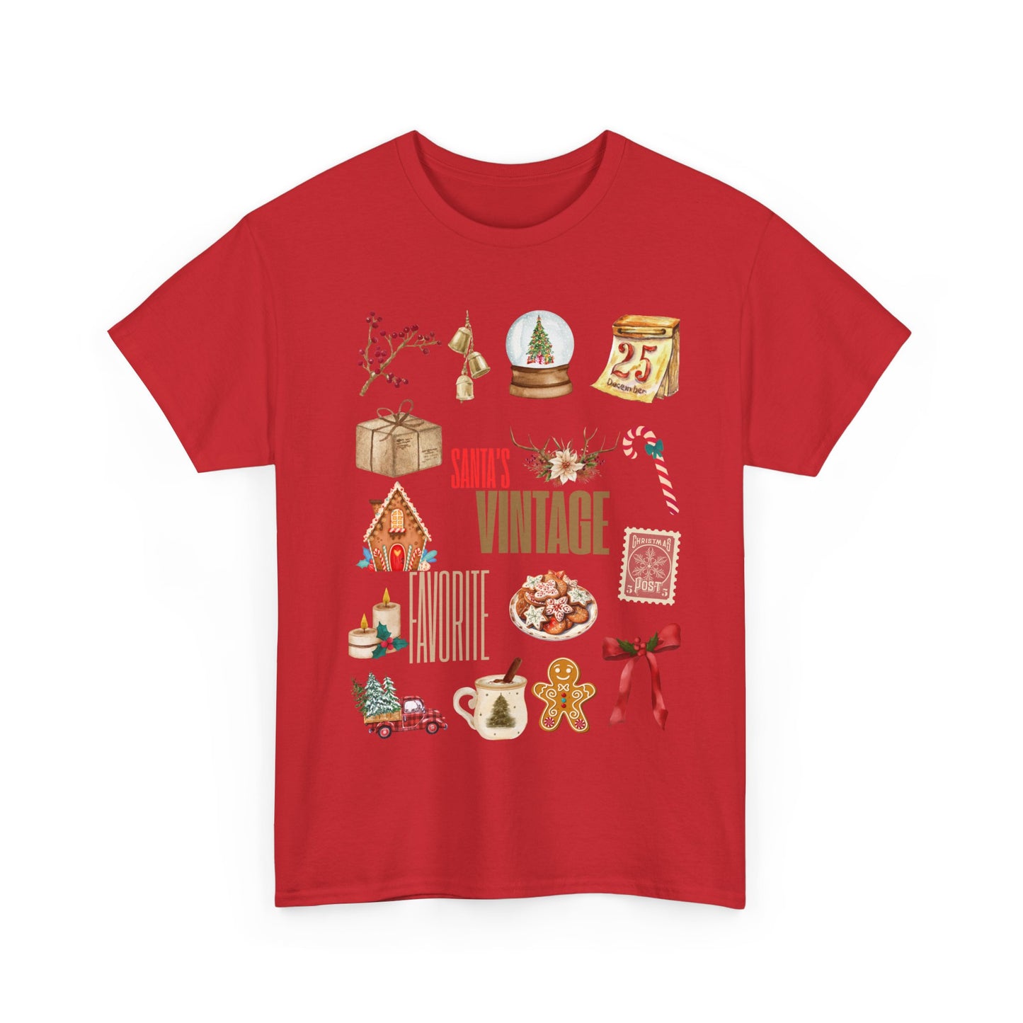 Vintage Christmas Unisex Tee | Festive & Cozy Seasonal