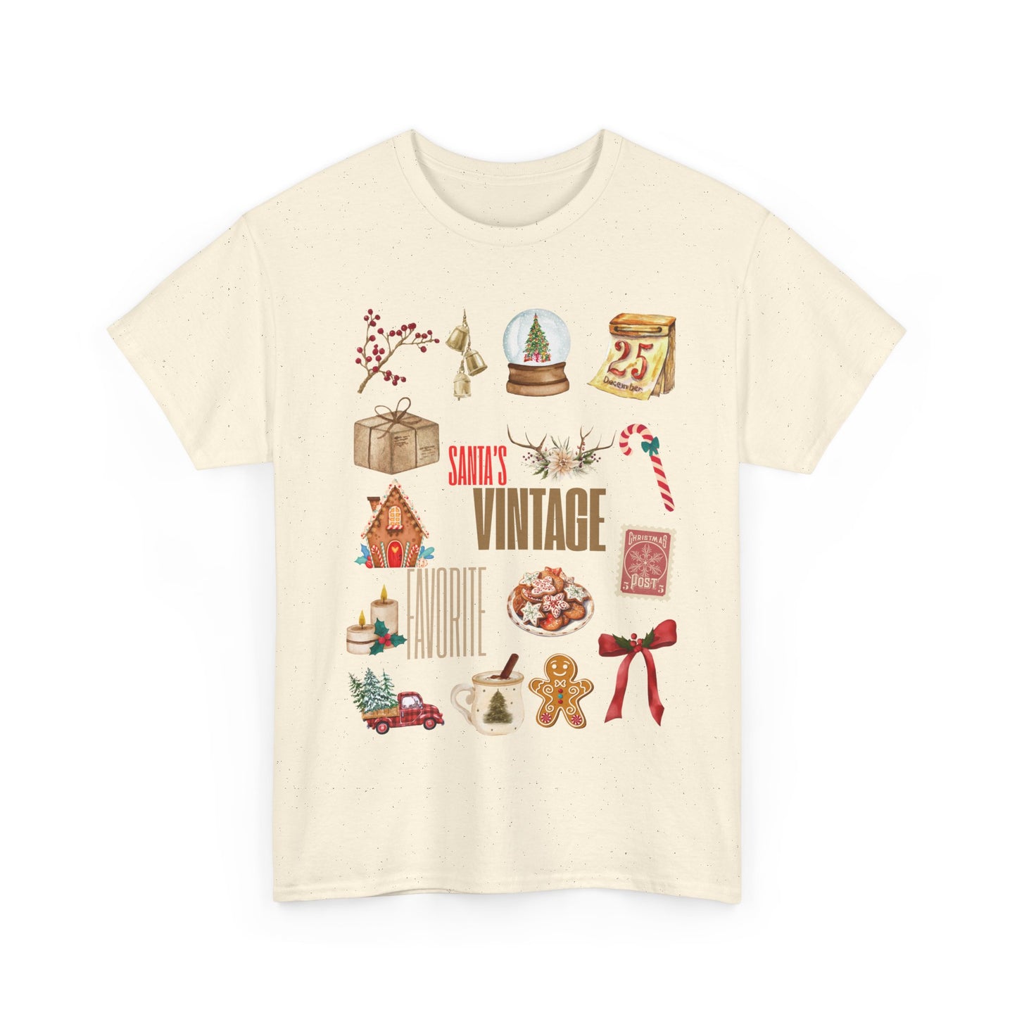 Vintage Christmas Unisex Tee | Festive & Cozy Seasonal