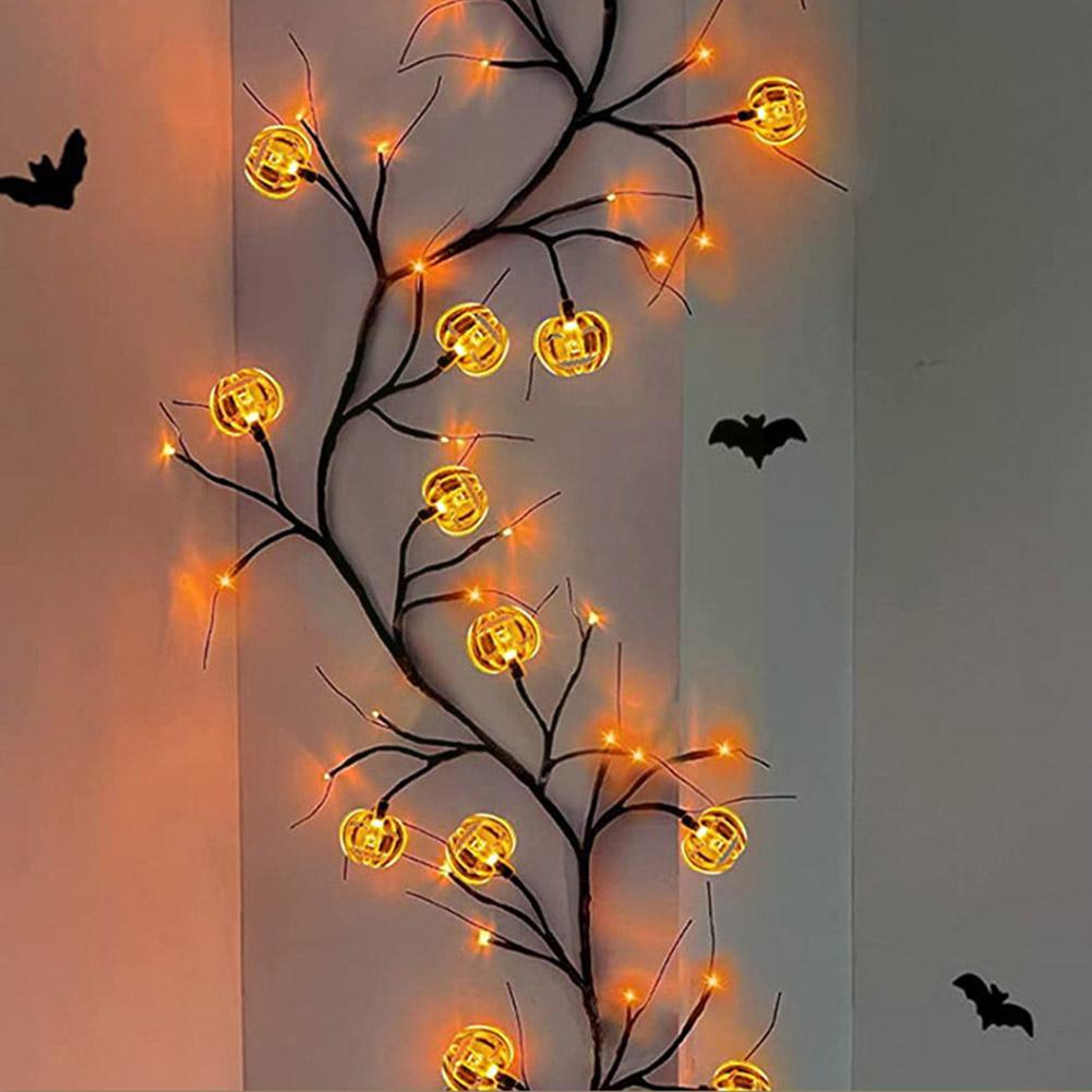 Cartoon Bat Pumpkin LED String Lights