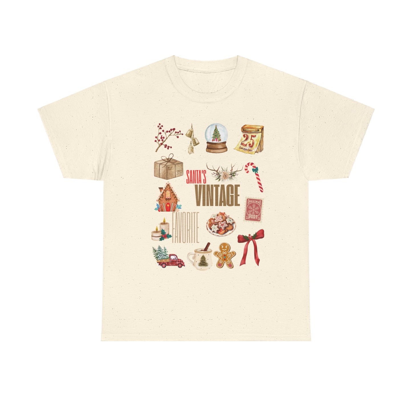 Vintage Christmas Unisex Tee | Festive & Cozy Seasonal