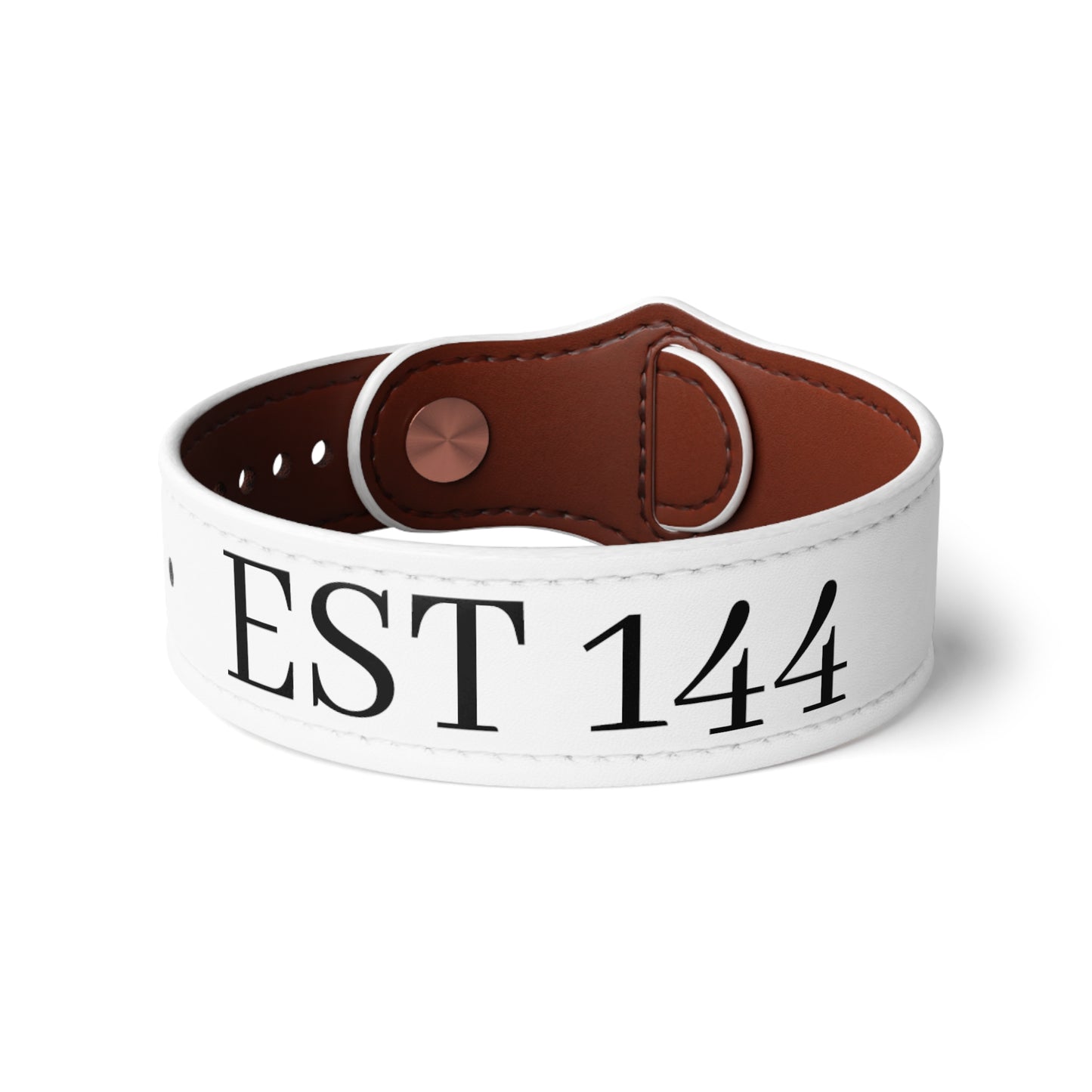 Faux Leather Wristband