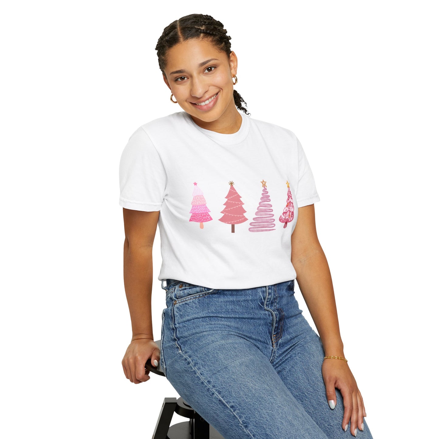 Whimsical Christmas Tree Tee | Cozy Winter Holidays Style for her