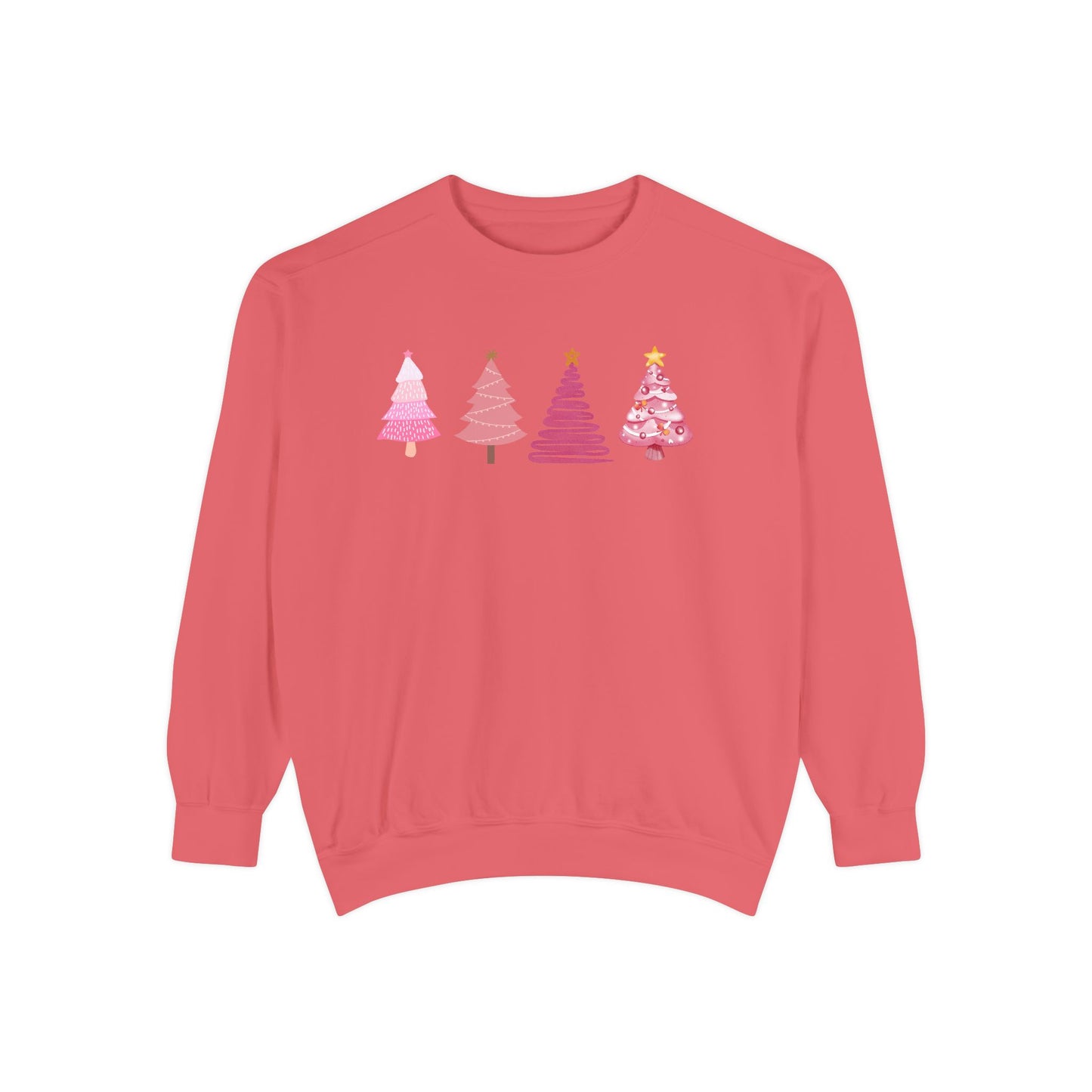 Cozy Holiday Sweatshirt with Festive Trees | Perfect Christmas Gift