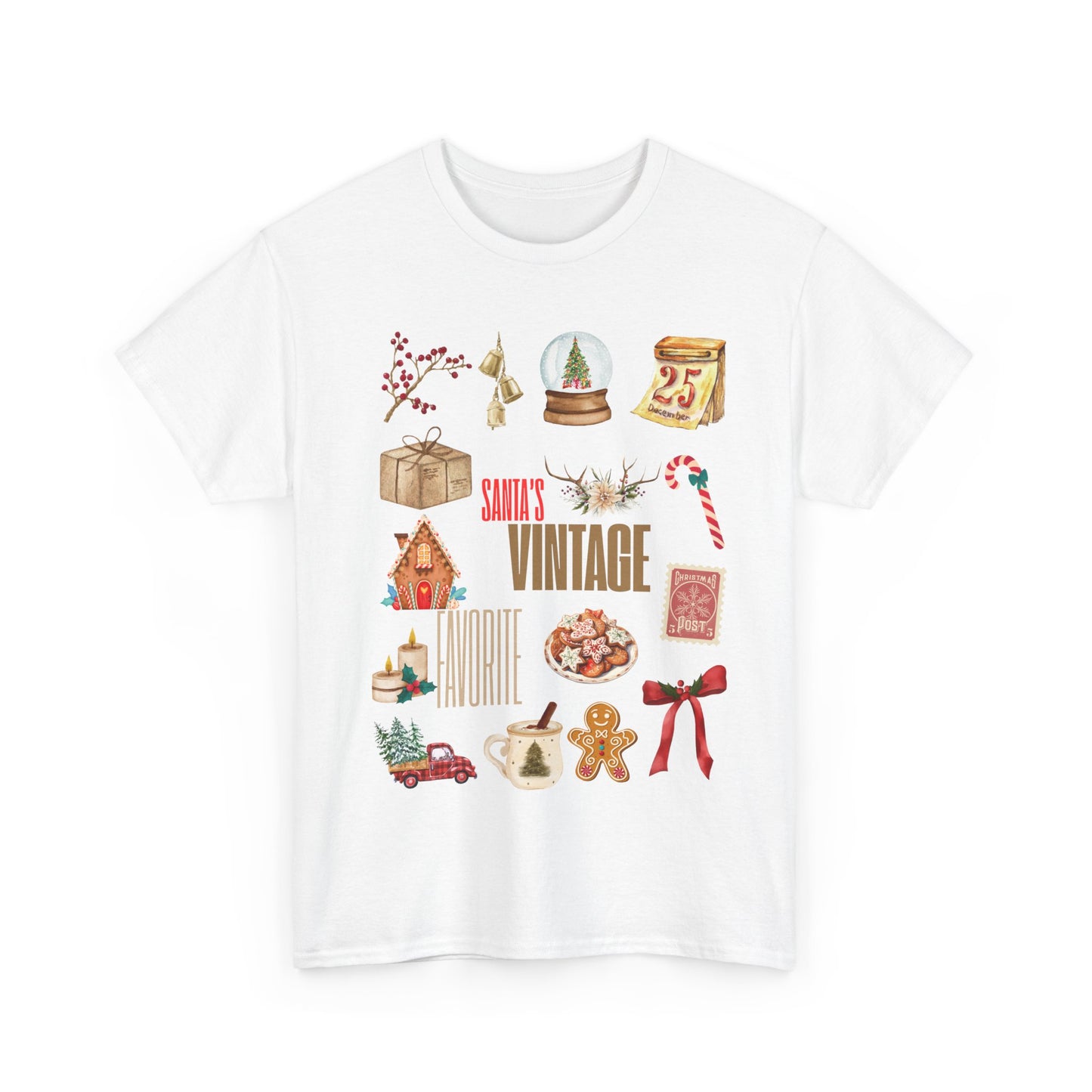 Vintage Christmas Unisex Tee | Festive & Cozy Seasonal