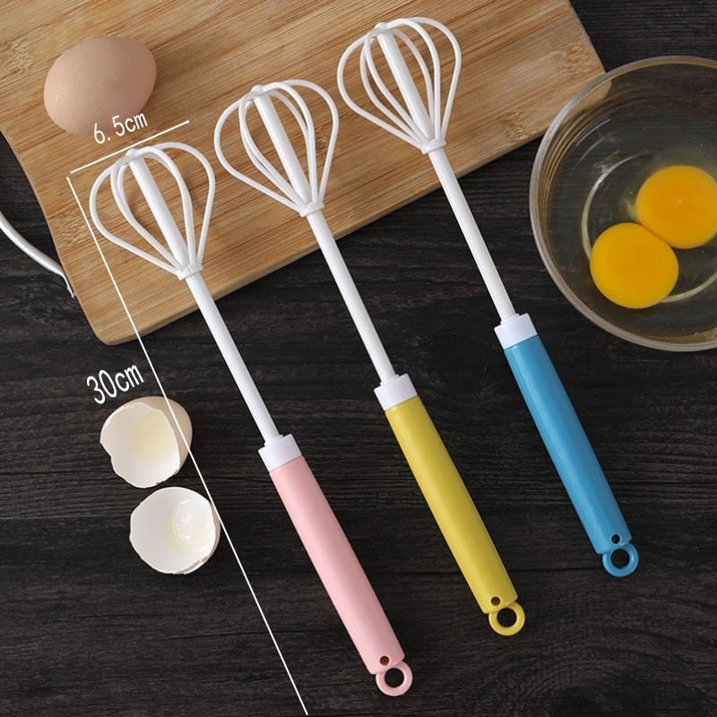 Stainless Steel Self-Turning Egg Beater