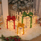 Christmas Lights Gift Box Three-piece Party
