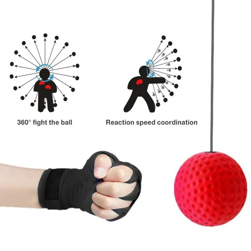 Boxing Speed Ball Head-mounted PU Punch ball