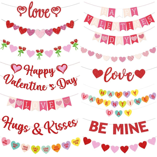 Valentine Day Hanging Banner