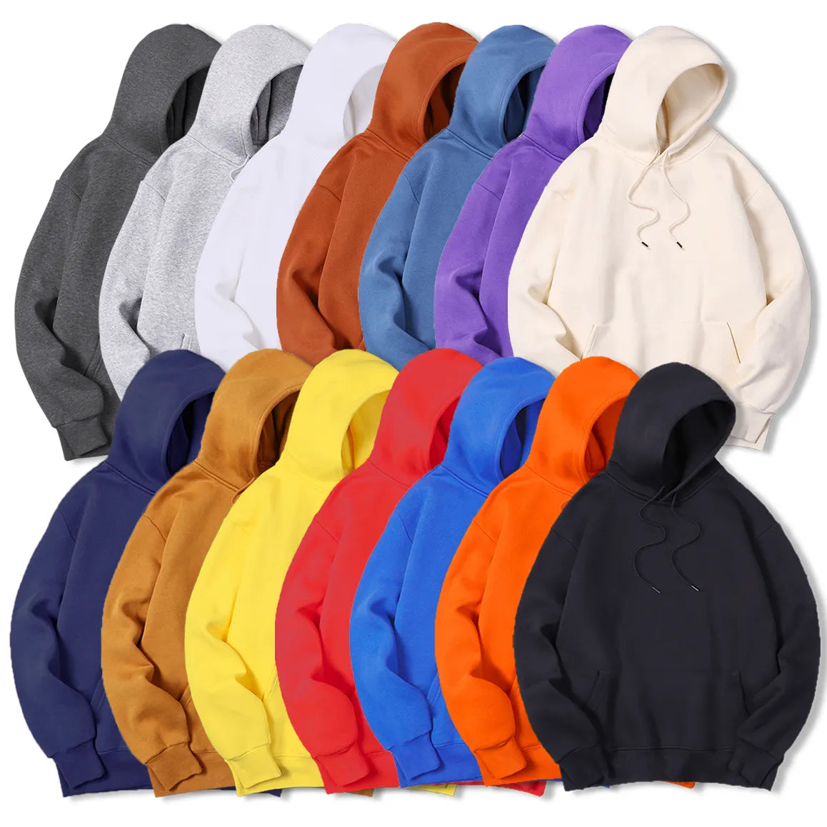 Fashion Brand Men's Hoodies New Spring Autumn Casual Hoodies Sweatshirts Men/Women Tops Candy Solid Color Hoodies Sweatshirt