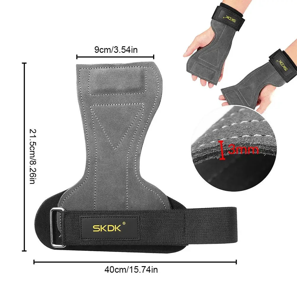 2Pcs Gym Gloves for Weightlifting & Palm Protection