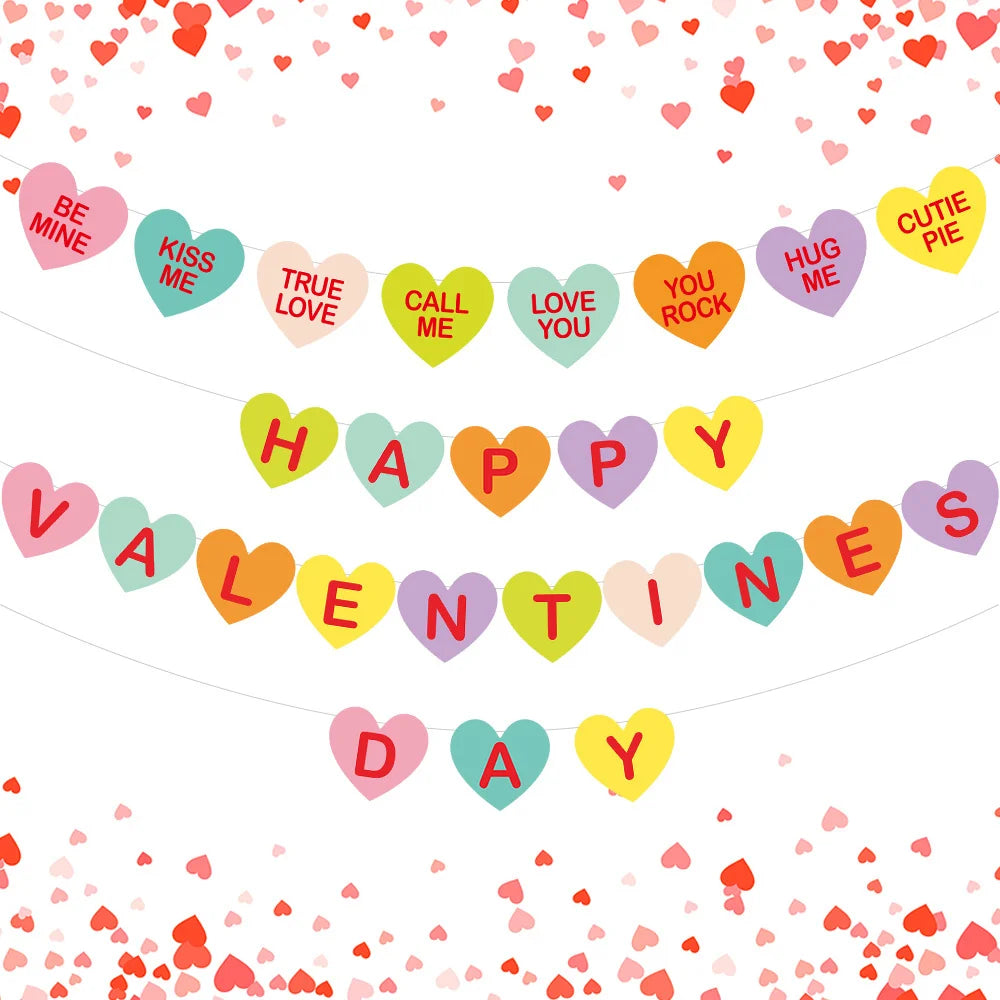 Valentine Day Hanging Banner