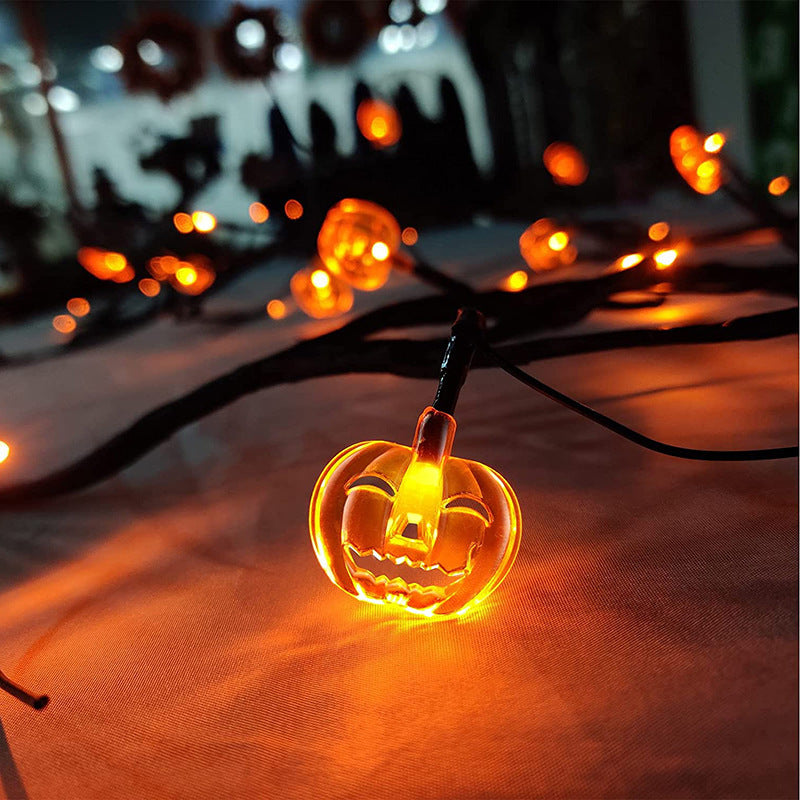 Cartoon Bat Pumpkin LED String Lights