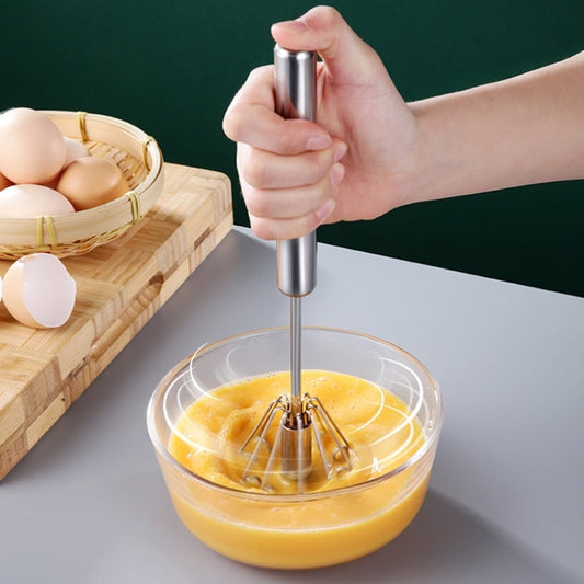 Stainless Steel Self-Turning Egg Beater